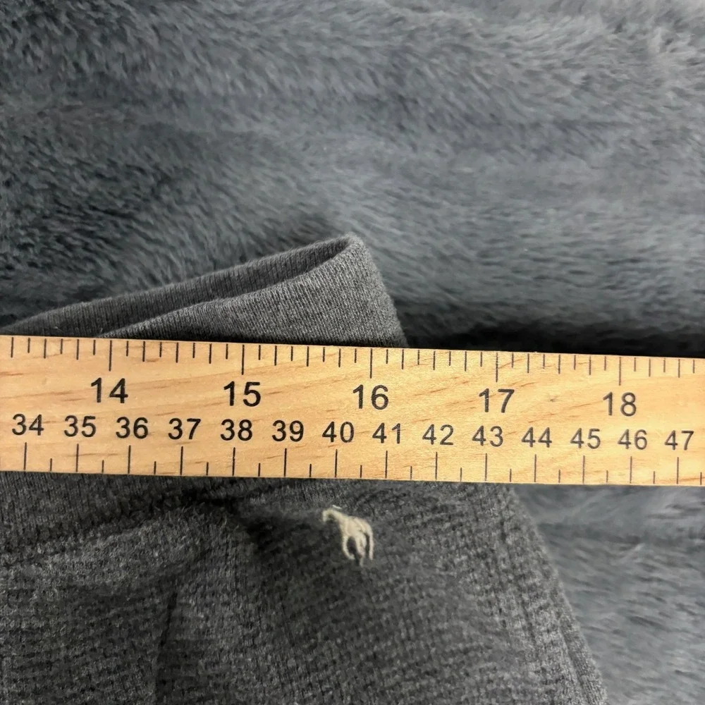 Polo Ralph Lauren Mens Heather Grey Waffle Knit Jogger Pants Large 100% Cotton